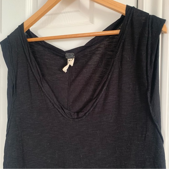 We The Free Black Burnout Sleeveless Shirt - Picture 10 of 10
